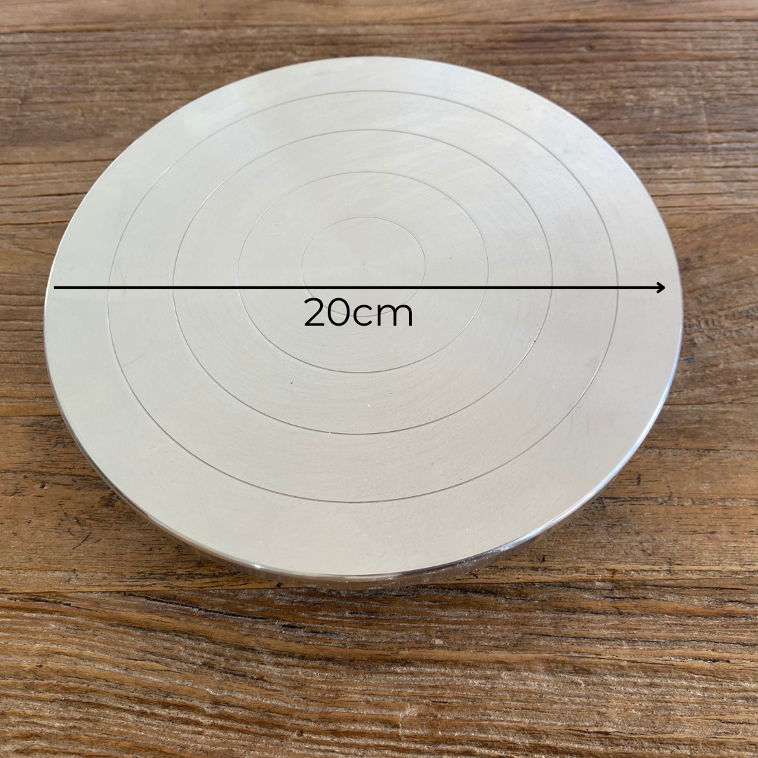 Aluminum pottery banding wheel for hand building and sculpting