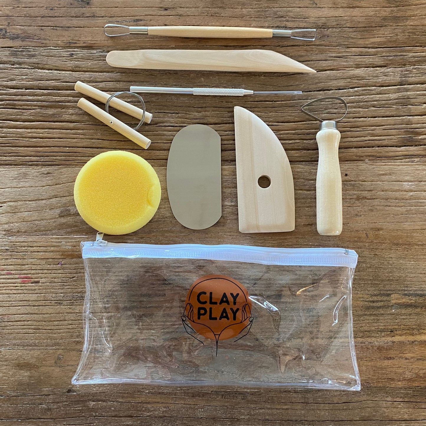 8 Piece Pottery Tool Set