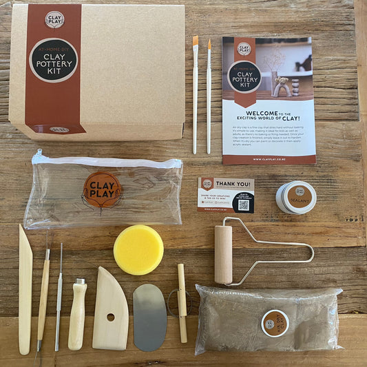 1 kg Airdry Clay Kit + full tool case