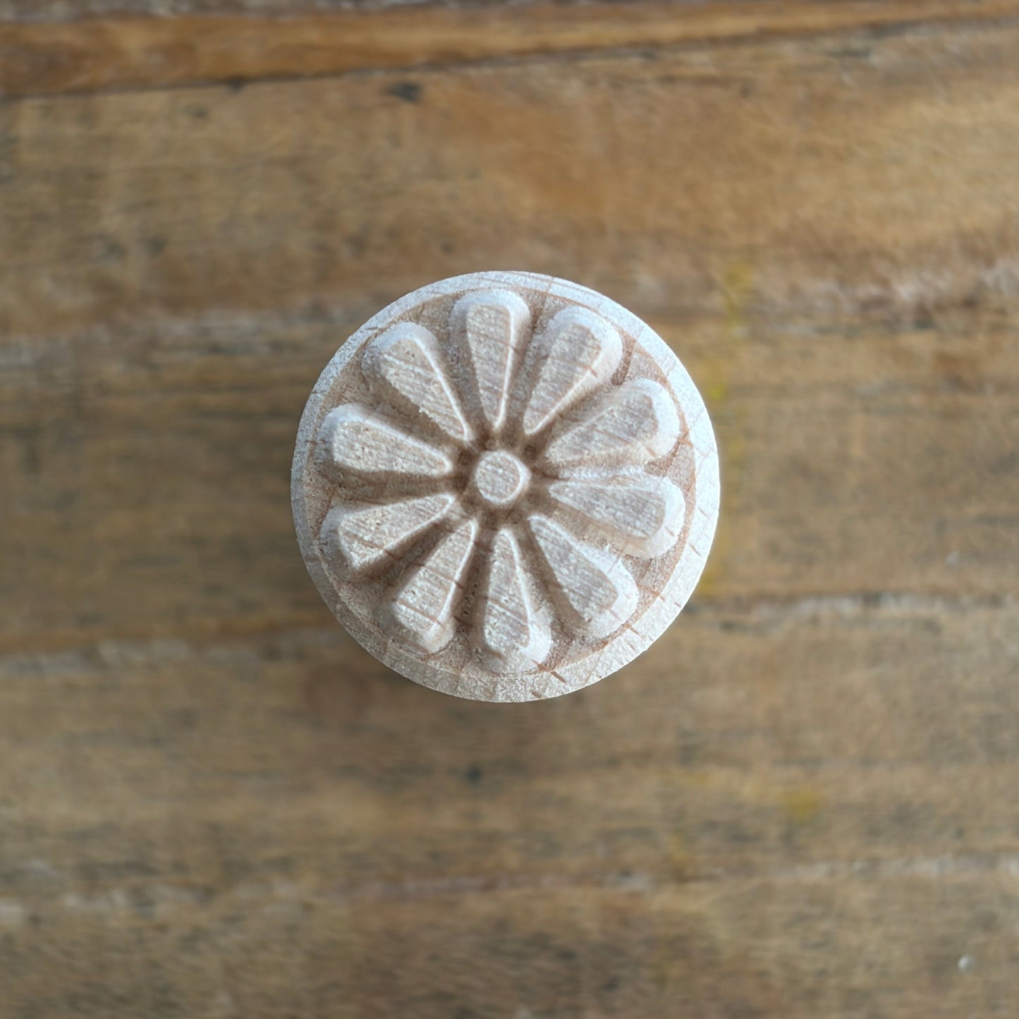 Wooden Daisy Stamp