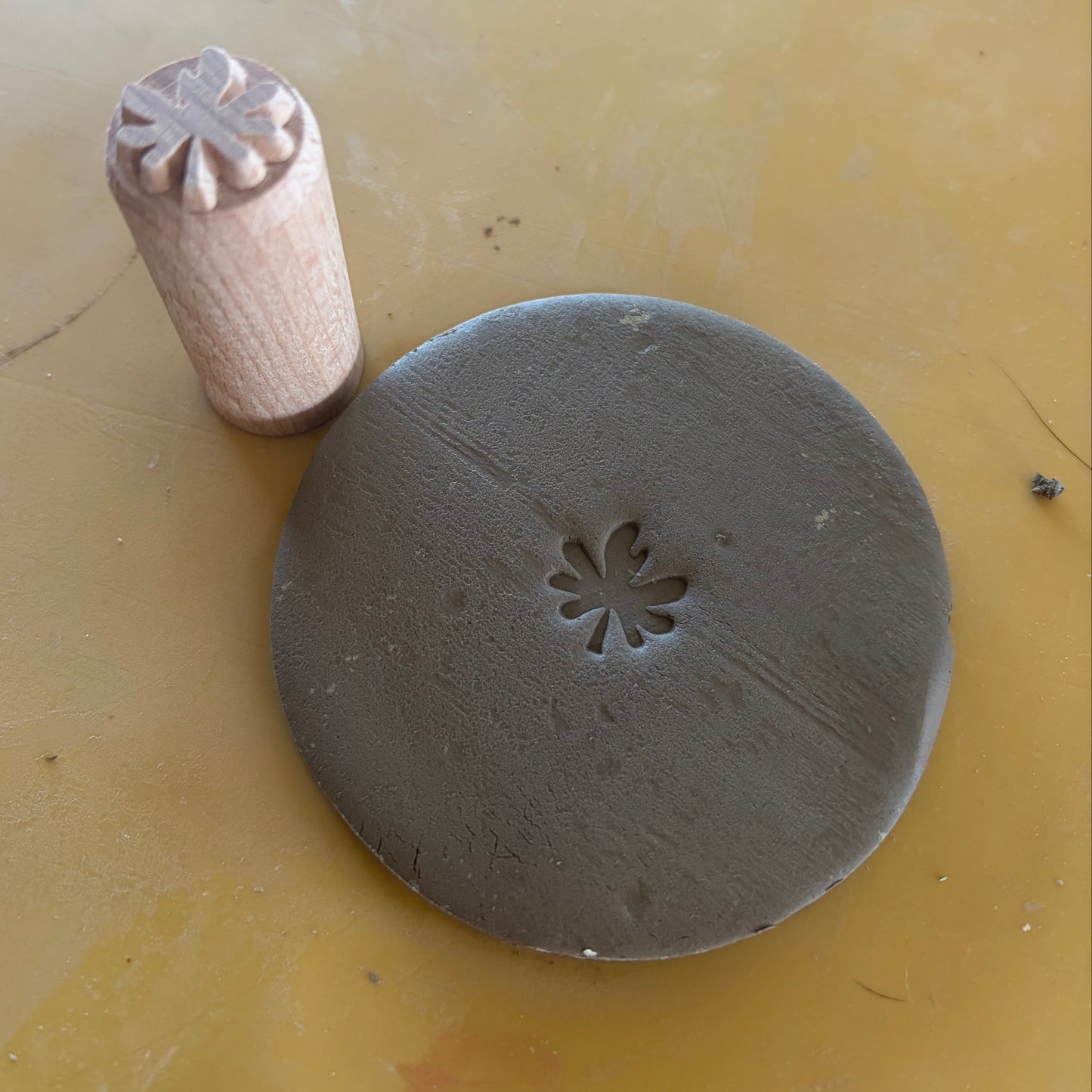 Wooden Leaf Stamp