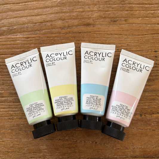 Air Dry Clay Paint Set – Pastel | Acrylic Paint NZ